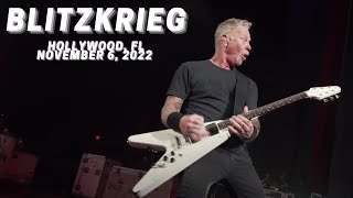 Metallica - Blitzkrieg (Hollywood, FL -  November 6, 2022) [Multicam by MetLiveHD]