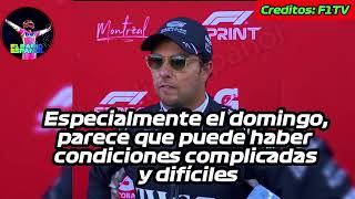 Sergio Checo Pérez Interview Post Sprint Qualifying! Canadian GP (Subtitled) #checoperez