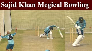 Sajid Khan giving tough time to King Babar Azam | Sajid Khan Excellent Bowling | pak vs wi