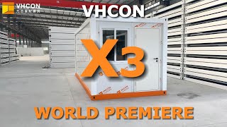 WORLD PREMIERE | THE FRIST NON-CREASING DESIGN FOLDING CONTAINER HOUSE