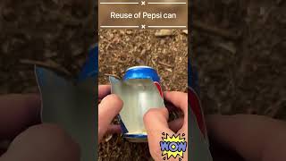 Best idea for reuse pepsi can 😍 #reuse #recycle #diy #diycrafts  #craftideas #idea #crafter