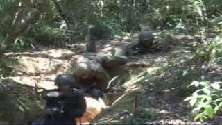 Marines and Sailors Train At Jungle Warfare Training Center
