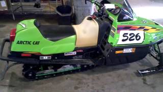 1998 Arctic Cat ZR 440 SNO PRO Tear Down into Parts LOT 2626A