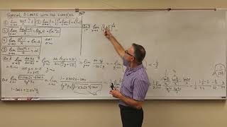 SPECIAL LIMITS OF CALCULUS PART 1 OF 3 - PRACTICING EXAMPLES  by Dmitry Leiderman