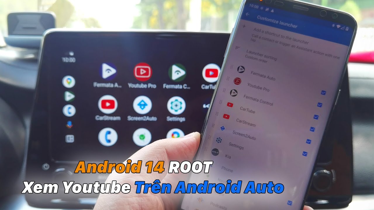Android 14 Root Xem Trên Android Auto Youtube