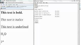 Lesson 10: Bold, Underlines, Italics, Superscripts, Subscripts
