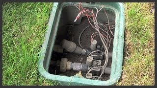 Manually open a Hunter PGV sprinkler valve