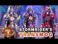 Stormrider's Attire Transmog Armor Set + UPGRADED Lightning Effects ► World of Warcraft