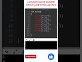 C program to print character without using format specifiers // C programming