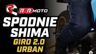 SHIMA GIRO 2.0 URBAN - spodnie motocyklowe z protektorami AirForce