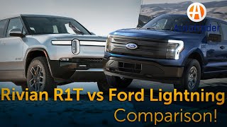 Rivian R1T vs Ford F-150 Lightning: Comparison