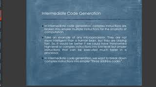 CSI 411 - Compiler - Intermediate Code Generator (Complete)