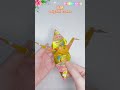 快速摺出一隻仙鶴唷~~ 折纸鹤 origami crane how to make a paper crane shorts origami 摺紙教學 敬神摺紙【宸辰的分享天地】