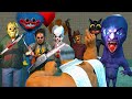 Hiroshi from Ao Oni vs Cartoon Cat/Pennywise/Jason/Huggy Wuggy/Ao Oni/Freddy/Leatherface