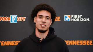 Vols guard Bishop Boswell discusses growth as a freshman | Tennessee Basketball