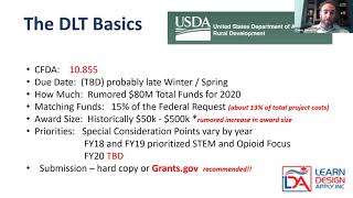 USDA DLT Grant Webinar