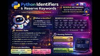 Python Identifier & Reserve Keywords