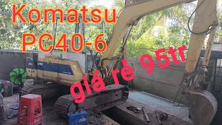 Komatsu pc40-6 giá 95tr LH  0359986617 Dể Kubota