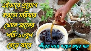 এভাবে প্রয়োগ করলে সর্ষের খোলের পাওয়ার ১০ গুণ বেড়ে যাবে|