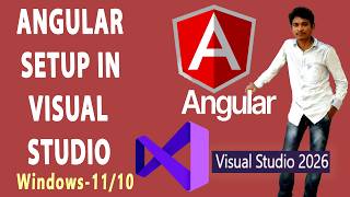 How to Create Angular Cli Project in Visual Studio 2026 On Windows 11 l 10