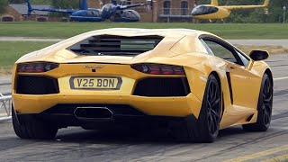 THIS Lamborghini Aventador SOUNDS SO GOOD! Ft. Stardropper Exhaust System - Accelerations on Runway!