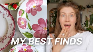 Paris shopping haul | vintage dishes and shoes