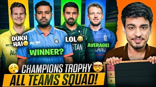 Rating All 8 Teams Champions Trophy 2025 Squad 🔥 | Cric Point