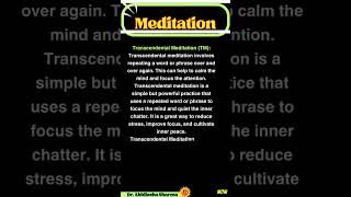 #Transcendental #Meditation (TM) Benefits.