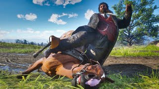 Fat Arthur Is Too Heavy For The Horse | Red Dead Redemption 2