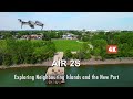 dji air 2s exploring neighbouring islands and the new port summer ep 14 in 4k