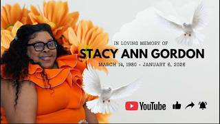 In loving memory of Stacy Ann Gordon - Funeral Service March 21, 2026.