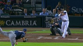 MIL@ATL: Beckham puts Braves ahead with homer in 6th