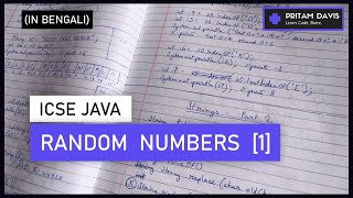Random Numbers in Java (E01) - ICSE 2022