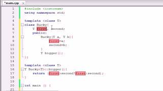 C++ Programming Tutorials 60 class Templates