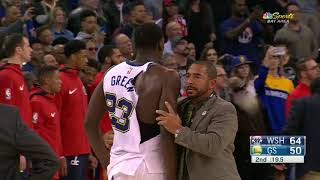 Draymond Green and Bradley Beal Get Ejected For Fighting During Warriors vs. Wiz