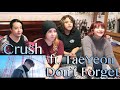 Crush - "Don't Forget" Feat. Taeyeon MV Reaction