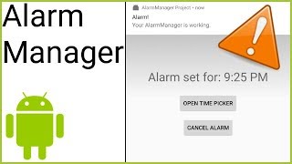 AlarmManager - Android Studio Tutorial