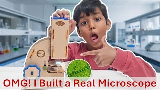 OMG! I Built a REAL DIY Microscope! Smartivity STEM Kit Challenge!