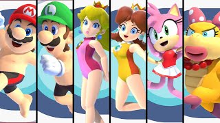 Mario & Sonic at the Olympic Games Tokyo 2020 - Swimming (All Characters)