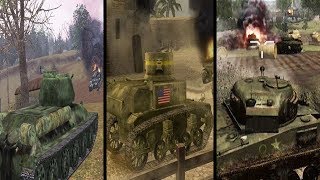 All WW2 Call of Duty Tank Missions (Evolution of Tank Missions in Call of Duty)