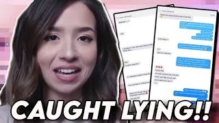 Pokimane CAUGHT LYING!! *shocking texts**