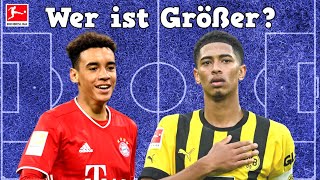 Errate den Fussballer der größer ist! 🤔👀 Bundesliga 2022/23 - Fußball Quiz