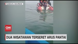 Dua Wisatawan Terseret Arus Pantai