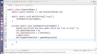 Java Rock Paper Scissors (Part 1)