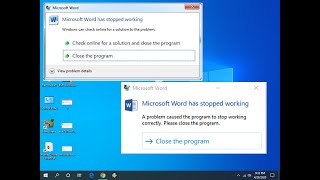 How to Fix Microsoft Word Has Stopped Working or Not Opening in Windows PC
