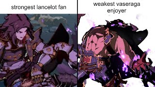 Strongest Lancelot vs Weakest Vaseraga