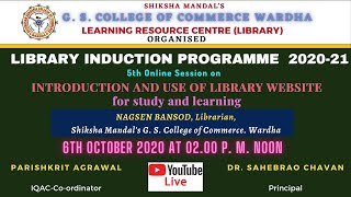Library Induction Programme : Session 5