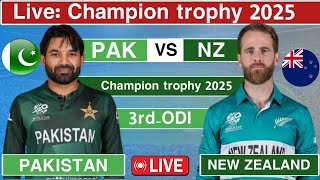 🔴 Live : pakistan vs New zealand 3rd odi Live 2025 | Pak vs Nz 3rd odi Today Live Score Commentary