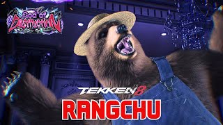 【鉄拳8/TEKKEN8】Kuma (RANGCHU) God Of Destruction Ranked