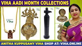 Divine and authentic Viha Aadi  Special Pooja Collection | Viha Online Shop | Anitha Kuppusamy Viha